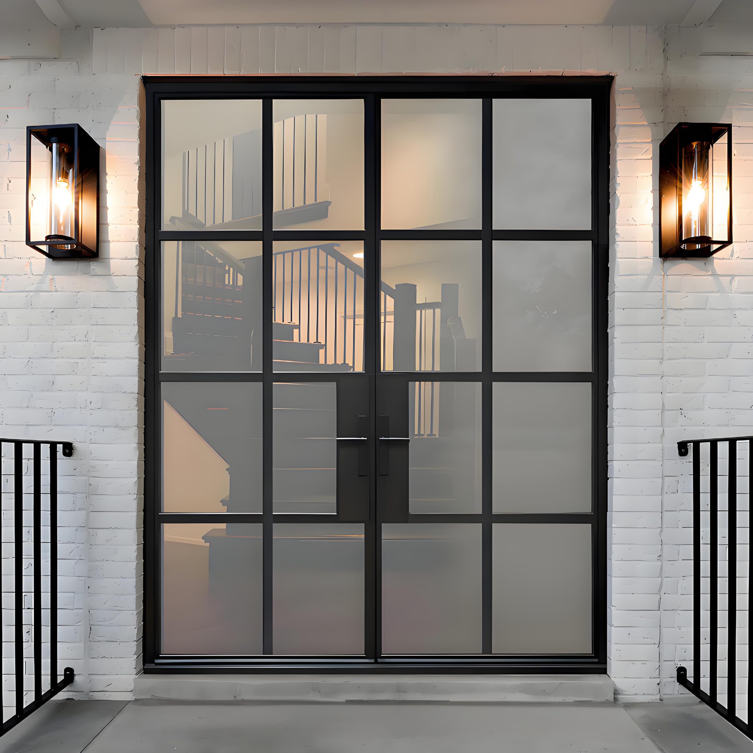 Steel Glass Door